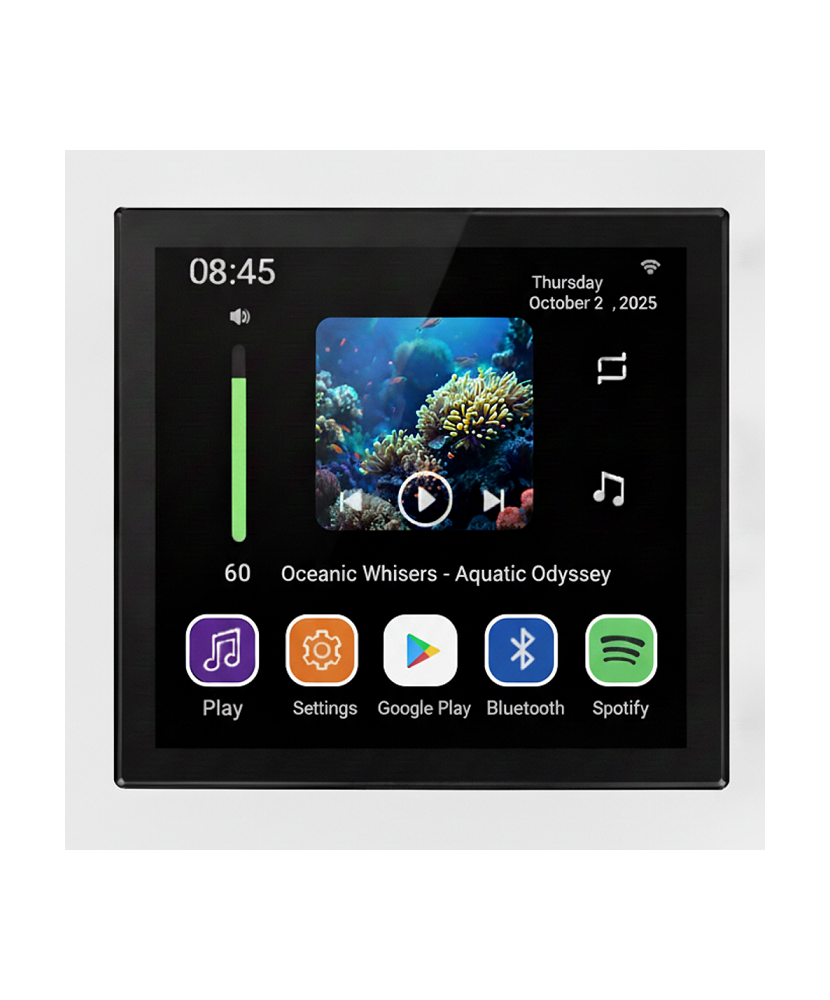 Amplificador empotrado Bluetooth 2x50W