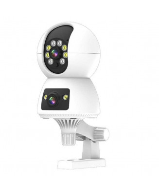 Dual-lens indoor PTZ camera