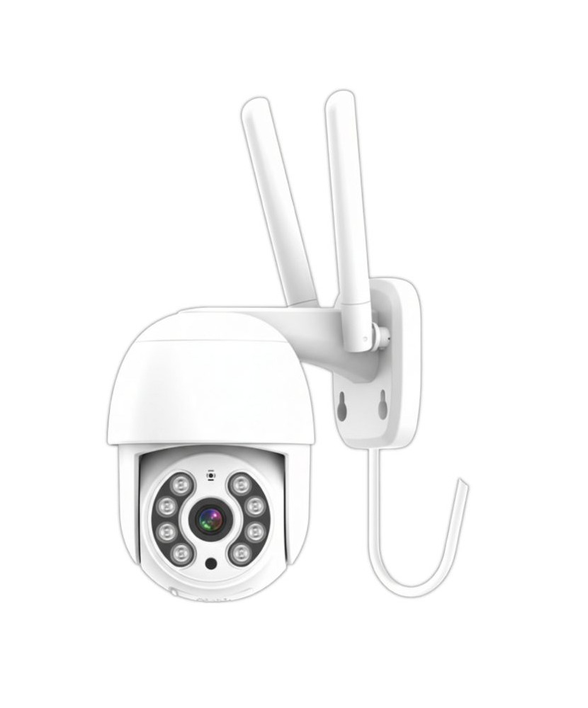 Câmera externa Wi-Fi com áudio bidirecional